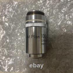 Nikon M Plan 100x 0.90 Dry 210/0 Microscope Objective Used