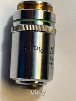 Nikon M Plan 20X 0.4 DIC, 210/0 Microscope Objective Lens