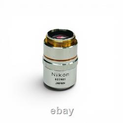 Nikon M Plan 2.5 / 0.075 Microscope Objective Lens 210/0 601901 Made in Japan