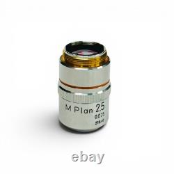 Nikon M Plan 2.5 / 0.075 Microscope Objective Lens 210/0 601901 Made in Japan
