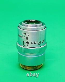 Nikon M Plan 40X/0.5 ELWD Microscope Objective Lens 210mm Extra Long Distance