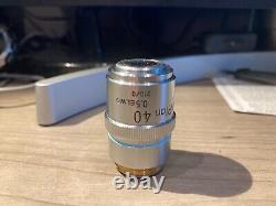 Nikon M Plan 40X ELWD Extra Long Distance Microscope Objective Lens 210mm rms