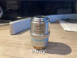 Nikon M Plan 40X ELWD Extra Long Distance Microscope Objective Lens 210mm rms