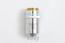 Nikon M Plan 40x 0.55 LWD 210/0 Microscope Objective Lens #5715