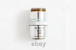Nikon M Plan 40x 0.5 ELWD 210/0 Microscope Objective Lens #5365