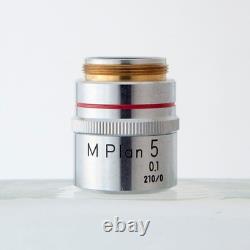 Nikon M Plan 5 0.1 210/0 Microscope Objective Lens 322059