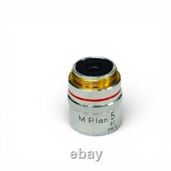 Nikon M Plan 5x/0.1 Microscope Objective Lens 210/0 335089 Made in Japan