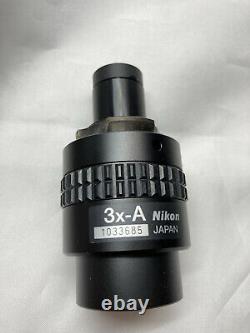 Nikon Measuring Tool Microscope TM MM Objective Lens 3x-A