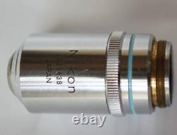 Nikon Metal Microscope Objective Lens CF M Plan 40 LWD Used From Japan