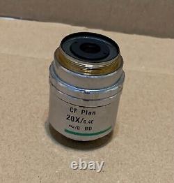 Nikon Microscope CF Plan 20x/0.46 BD Objective Lens