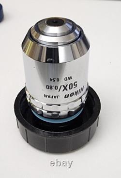 Nikon Microscope CF Plan 50x/0.80 EPI WD 0.54 Objective Lens