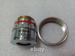 Nikon Microscope CF Plan 5x / 0.13 / 0 EPI W. D. 22.5 Objective Lens