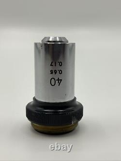 Nikon Microscope Objective Lens 40 0.65. 0.17