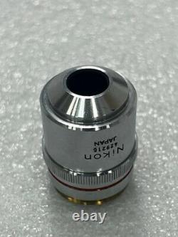 Nikon Microscope Objective Lens 429215 BD Plan 5 0.1 210/0 Used