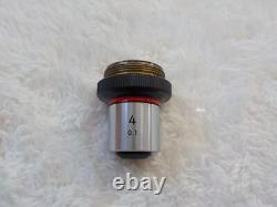 Nikon Microscope Objective Lens 4 0.1 Science Research