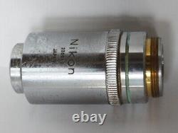 Nikon Microscope Objective Lens CF Plan 40 Free Shipping Japan WithTracking. K9171