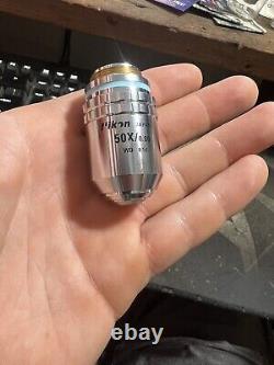 Nikon Microscope Objective Lens CF Plan 50x/0.80? /0 EPI WD 0.54