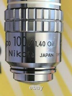 Nikon Microscope Objective Lens CF Plan Apochromat 100x NA 1.40 for finite 160