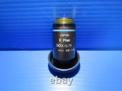 Nikon Microscope Objective Lens E Plan 50x/0.75 EPI