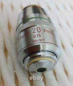 Nikon Microscope Objective Lens Fluor 20 Ph3DL 0.75 160/0.17 452381 in Japan