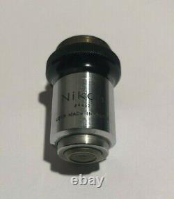 Nikon Microscope Objective Lens M40 Plan 0.65 69462