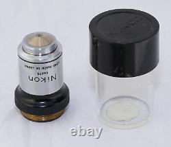 Nikon Microscope Objective Lens PAIR HI-100/1.25 + HI-M-100/1.25
