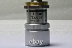 Nikon Microscope Objective Lens T Plan 1X /0.03? /0 WD 3.8 EPI