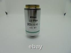 Nikon Microscope Objective lens LU Plan 20x/0.45? /0 WD4.5