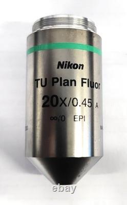 Nikon Microscope TU Plan Fluor 20x/0.45 OFN25 Objective Lens MUE12200