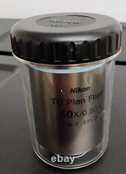 Nikon Microscope TU Plan Fluor 50x/0.8 OFN25 EPI D Objective Lens MUE42500