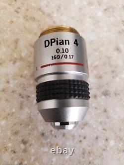 Nikon & Olympus Microscope Lens Objectives DPlan 4,10, EPlan 40, Plan 60