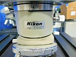 Nikon Optiphot Microscope Trinocular X-Y Stage Reflected Light Objective Lenses