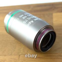 Nikon PLAN APO 20X 0.75? /0.17 WD 1.0 Microscope Objective Lens Good condition