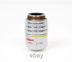 Nikon Ph1 Plan 10/0.30 160/0.17 DL Phase Contrast Microscope Objective. 10x RMS