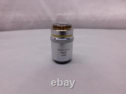 Nikon Ph1 Plan 10 DL 0.25 160/- Phase Contrast Microscope Objective Lens (306)