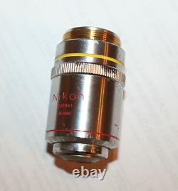 Nikon Ph1 Plan DL 10x /0.25 160/- Phase Contrast Microscope Objective Lens