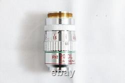 Nikon Ph2 20x DL 0.4 160/0-2 Collar Phase Contrast Microscope Objective Lens