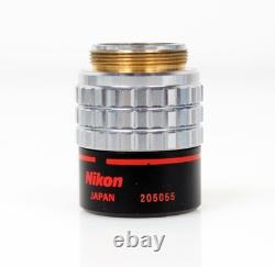 Nikon PhL Plan 4 / 0.13 DL Phase Contrast Microscope Objective Lens 160mm