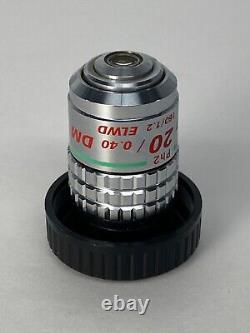 Nikon Ph 2 Plan 20/0.40 DM 160/1.2 Elwd Microscope Objective Lens