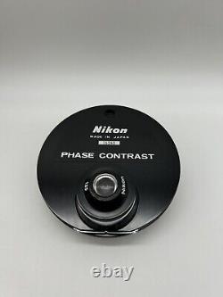Nikon Phase Contrast 1.25 Microscope Condenser Objective Lens Lot With Accessories