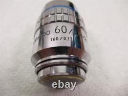 Nikon PlanApo 60x 1.40 Oil Microscope Objective Lens 160mm Apochromatic