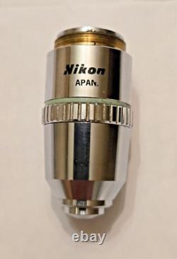 Nikon Plan 100x / 1.25 160/0.17 Microscope Objective Lens