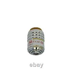 Nikon Plan 10/0.30 DL Ph1 Phase Contrast Microscope Objective Lens 160/0.17 DL