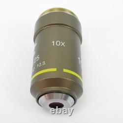 Nikon Plan 10x/0.25 Cfi Eclipse Infinty Corrected Microscope Objective Lens