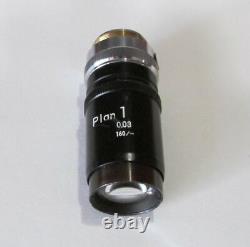 Nikon Plan 1x /0.03 160mm Microscope Objective Lens withND filter Plan1 Optiphot