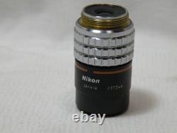 Nikon Plan 2 / 0.05 160/- Microscope Objective Lens, Works Fine