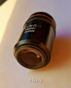 Nikon Plan 2 Microscope Objective Lens 0.05 160/