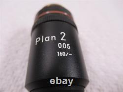 Nikon Plan 2x 0.05 Microscope Objective Lens Labophot Optiphot Diaphot Acromatic