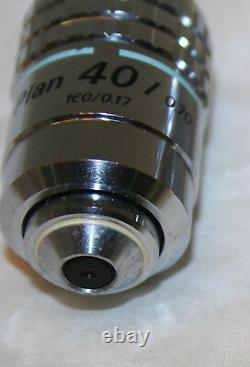 Nikon Plan 40/0.70 160/0.17 Microscope Objective Lens 240796
