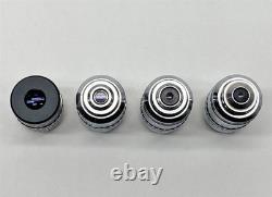 Nikon Plan 4/0.13 Fluor 10/0.30 20/0.50 40/0.75 Microscope Objective Lens Lot 4